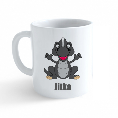 Hrnek Dinosaurus se jménem - Jitka