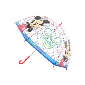 Obrázek Deštník Mickey průhledný manuální