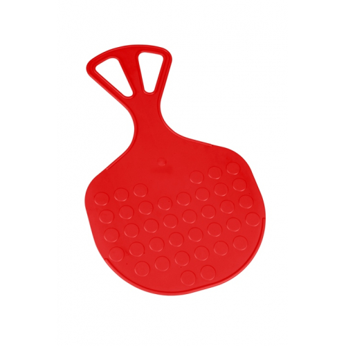 Kluzák Mrazík plast 58x35cm - červený