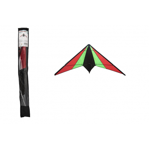 Obrázek Drak létající nylon 130x65cm barevný v sáčku 10x100cm