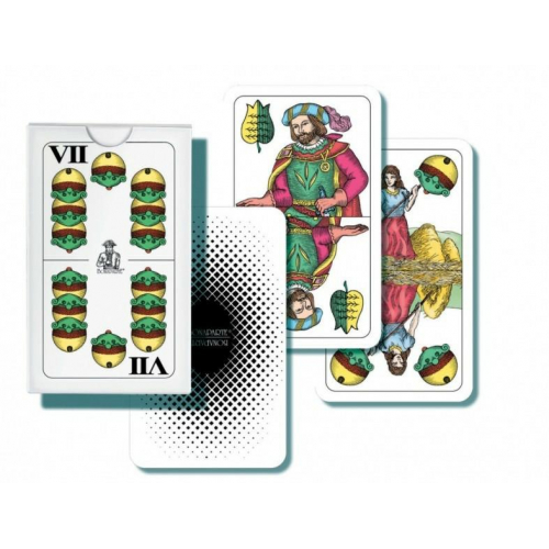 Obrázek Mariáš dvouhlavý společenská hra karty v papírové  krabičce