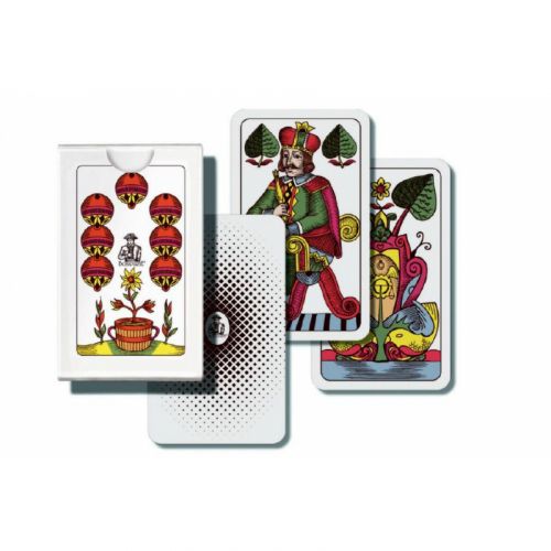 Obrázek Mariáš jednohlavý společenská hra karty v papírové krabičce 7x10cm