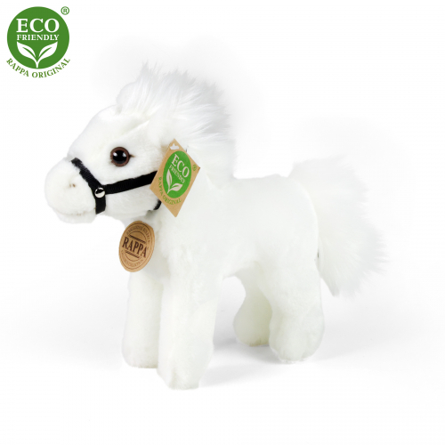 Plyšový kůň bílý 20 cm ECO-FRIENDLY