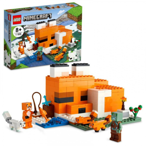 Obrázek LEGO<sup><small>®</small></sup> Minecraft 21178 - Liščí domek