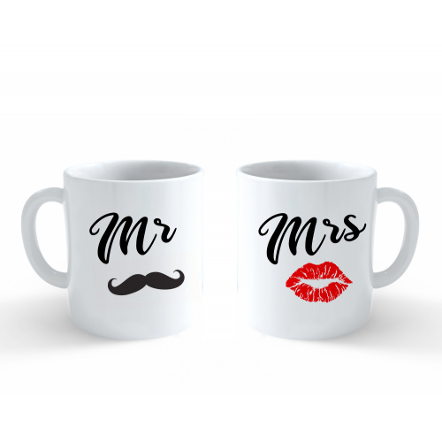 Hrnek párový Valentýn - Mr and Mrs
