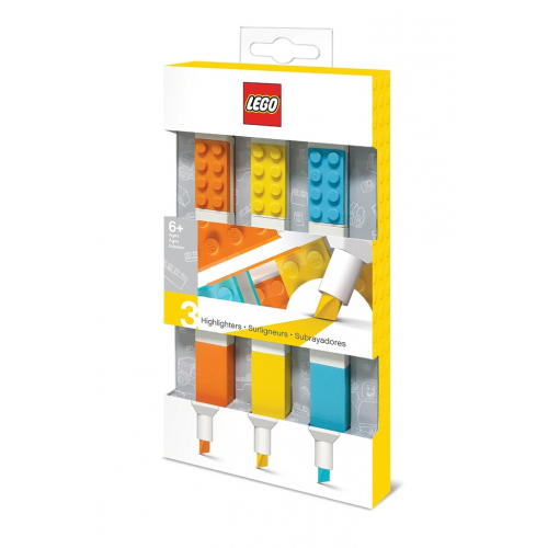 LEGO® Zvýrazňovače, mix barev - 3 ks - Cena : 230,- Kč s dph 