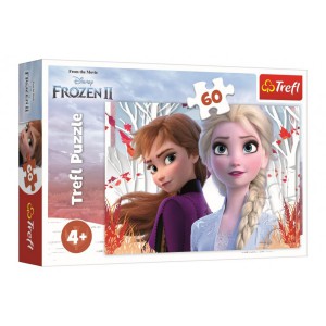 Obrázek Puzzle Ledové království II/Frozen II 60 dílků 33x22cm v krabici 21x14x4cm