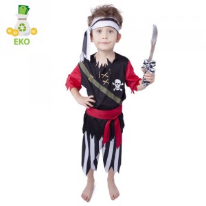 Dětský kostým Pirát s šátkem (M) EKO