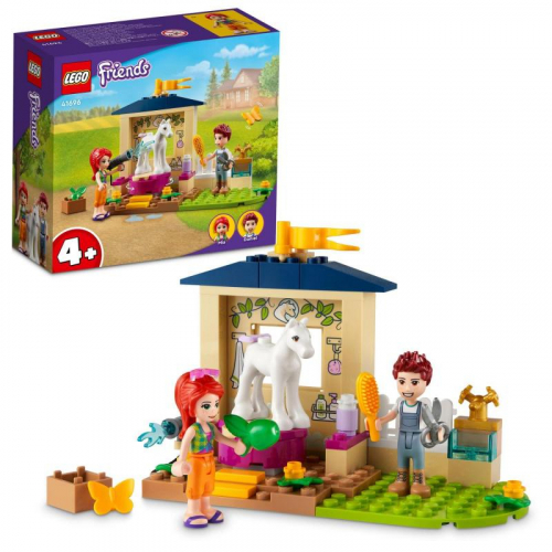 Obrázek LEGO<sup><small>®</small></sup> Friends 41696 - Čištění poníka ve stáji