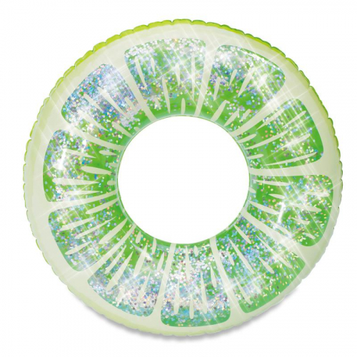 Obrázek Nafukovací kruh limetka se třpytkami