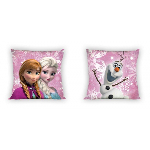 Polštář Disney Frozen - Anna, Elza a Olaf #2 - 40x40 cm