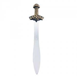 Rytířský meč s bronzovou rukojeťí