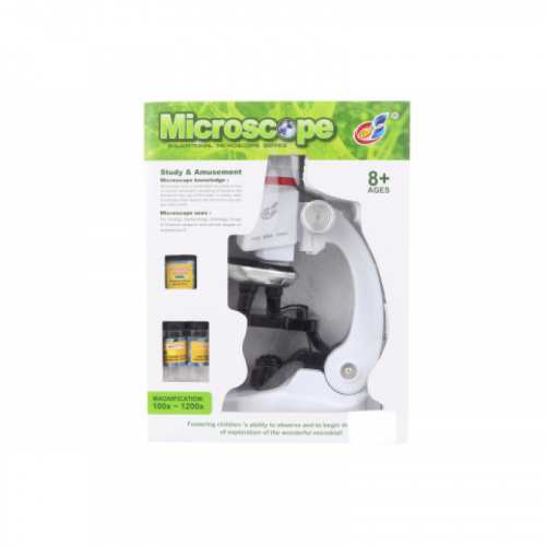 Obrázek Mikroskop bílý na baterie