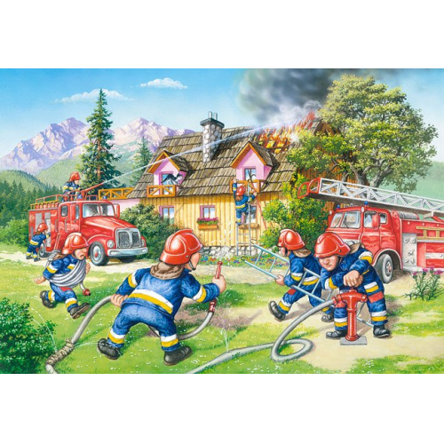 Obrázek Puzzle MAXI 40dílků -hasiči