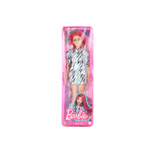 Barbie Modelka - šaty s balonovými rukávy GRB56 TV 1.9.-31.12. - Cena : 238,- Kč s dph 