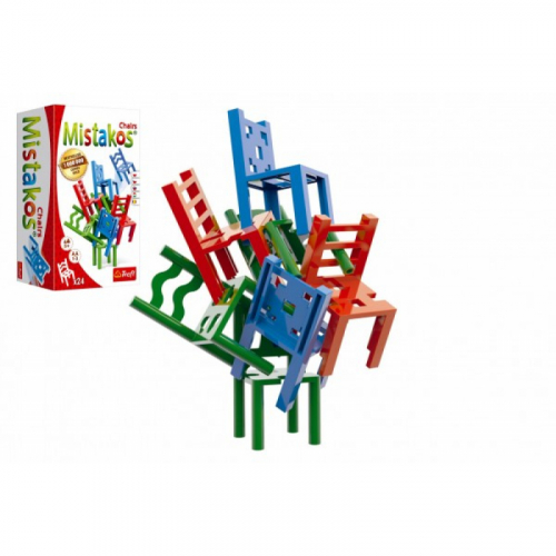 Obrázek Mistakos Chairs/Židle společenská hra v krabici 14,5x26x10cm