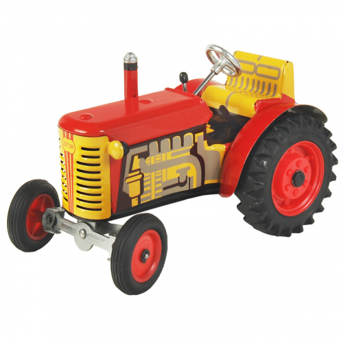 Traktor Zetor kov 14cm 1:25 Kovap