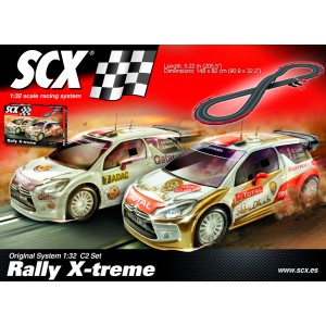 Autodráha C2 Rally X-treme  1:32 - Cena : 3999,- Kč s dph 