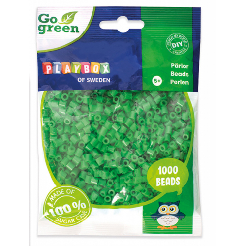 Obrázek Zažehlovací korálky 1000ks zelené Go Green