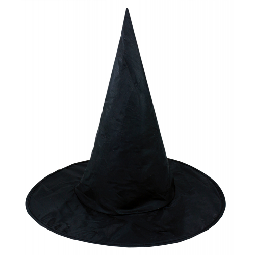 klobouk černý čarodějnický pro dospělé