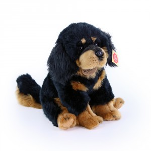 Obrázek plyšový pes mastiff sedící, 26 cm