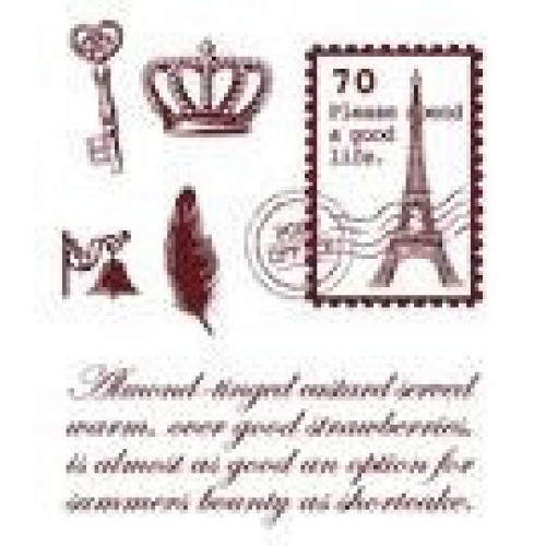 Obrázek Gelová razítka - Pošt.známka Paříž