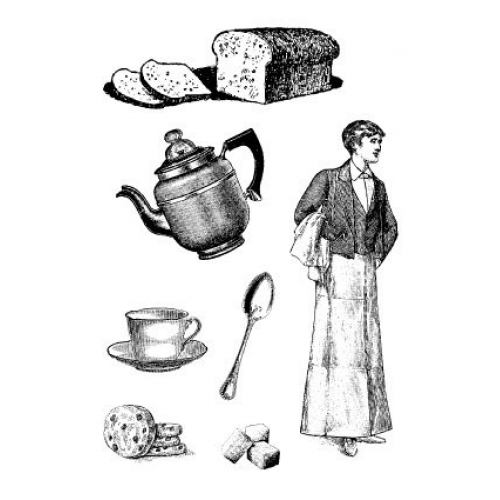 Obrázek Razítka na pěnovce - Čaj o páté