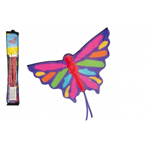 Obrázek Drak létající nylon motýl 130x74cm v sáčku