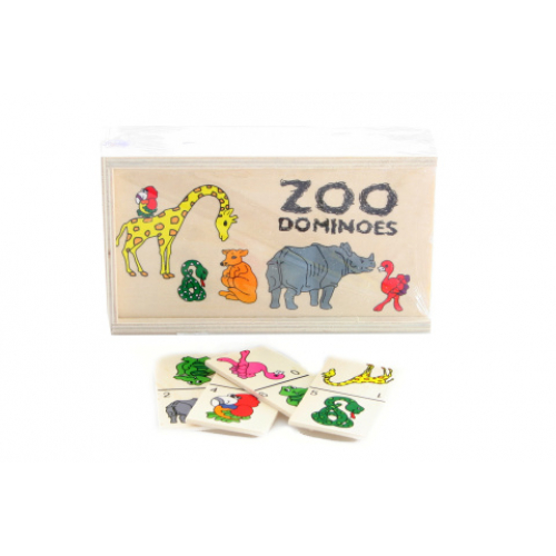 Obrázek Dřevěné domino zoo