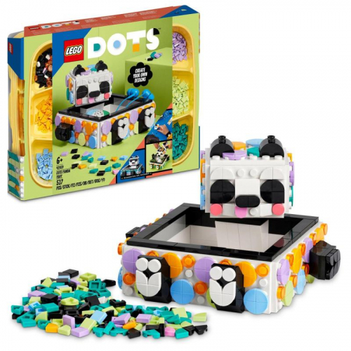 Obrázek LEGO<sup><small>®</small></sup> DOTS 41959 - Roztomilá pandí přihrádka