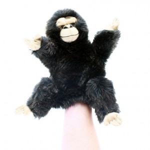 plyšová opice maňásek, 28 cm