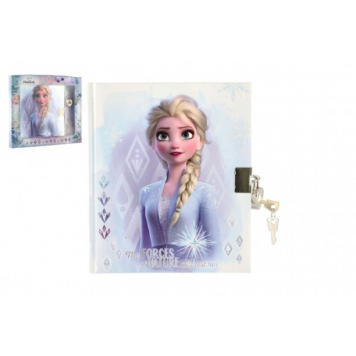 Obrázek Zápisník se zámkem Frozen II/Ledové království II v krabičce 22x19x2cm