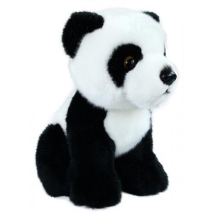Obrázek plyšová panda sedící, 18 cm