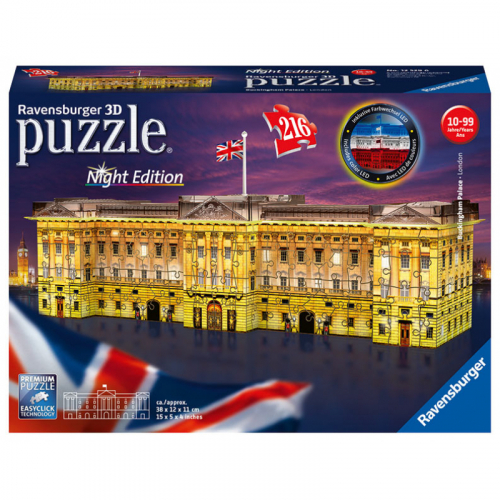 Obrázek Puzzle Buckinghamský palác (Noční edice) 216 dílků