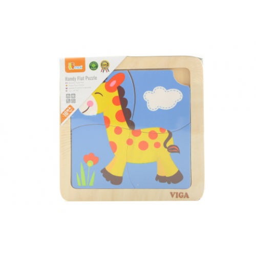 Obrázek Dřevěné puzzle - žirafa