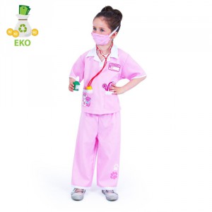 Dětský kostým Veterinářka (S) EKO