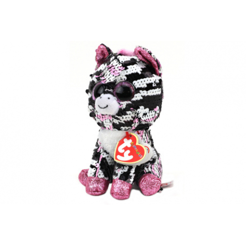 Obrázek Beanie Boos Zoey 15 cm - zebra růžová