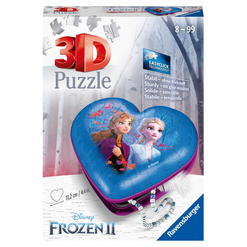 Obrázek Srdce Disney Ledové království 2 54 dílků