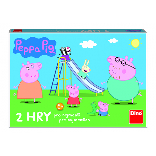 Dětská hra Prasátko Peppa: Pojď si hrát a skluzavky