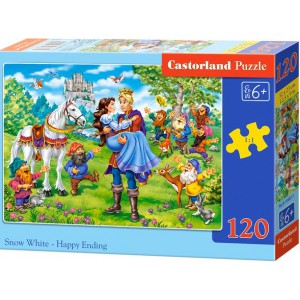 Obrázek Puzzle Castorland 120 dílků - Šťastný konec pro Sněhurku