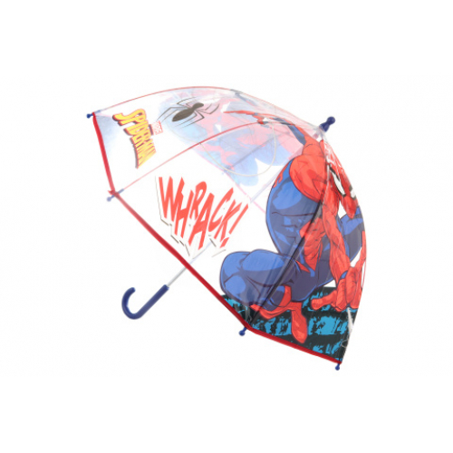 Obrázek Deštník Spider-man průhledný manuální