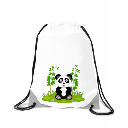 Batoh na záda Veselá zvířátka - Panda v přírodě