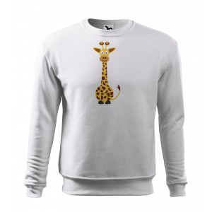 Obrázek Mikina Veselá zvířátka - Žirafa, vel. 12 let , bílá