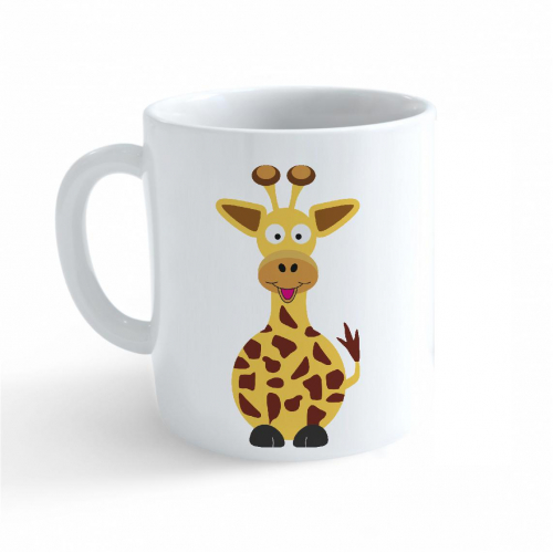 Hrnek Veselá zvířátka - Žirafa