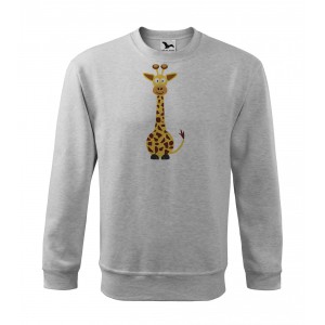Obrázek Mikina Veselá zvířátka - Žirafa, vel. 12 let , šedý melír