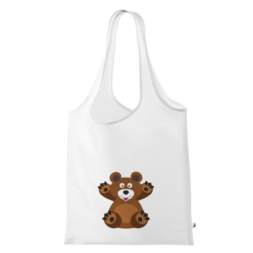 Obrázek Nákupní taška Veselá zvířátka - Medvídek
