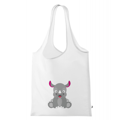 Nákupní taška Veselá zvířátka - Nosorožec
