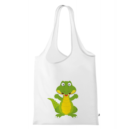 Obrázek Nákupní taška Veselá zvířátka - Krokodýl