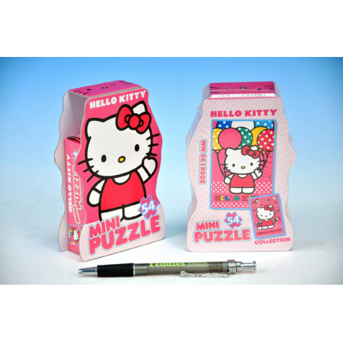 Puzzle Puzzle mini Hello Kitty I. 20x13cm 54dlk  9x12x3cm - Cena : 39,- K s dph 