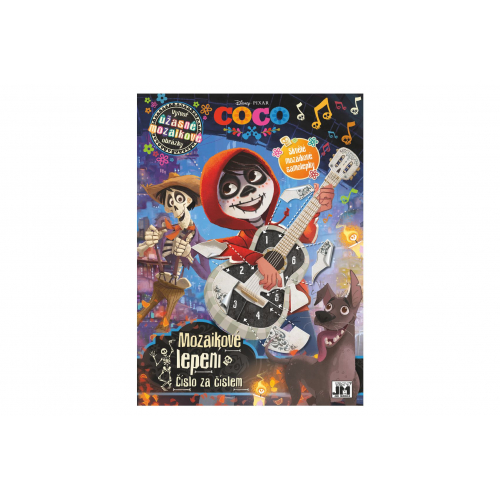 Mozaikov lepen Coco/Disney s mozaikovmi samolepkami 20x28cm - Cena : 125,- K s dph 